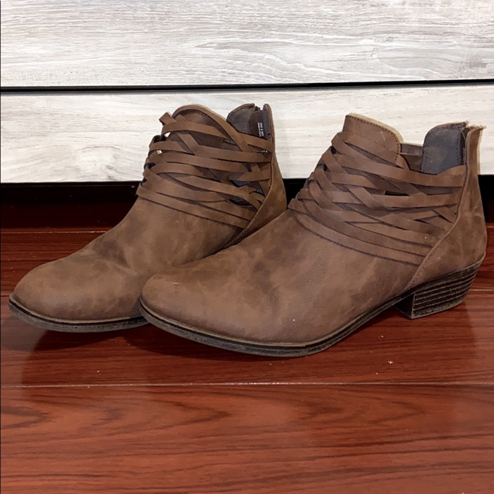 Brown booties